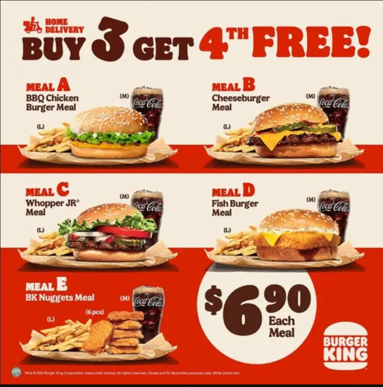 BURGER KING MENU