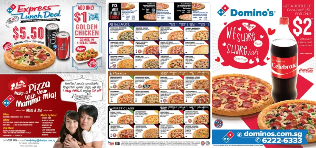 DOMINO’S MENU SINGAPORE