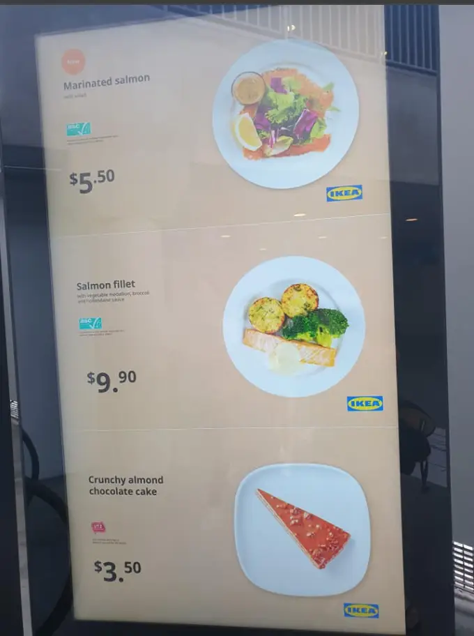 IKEA MENU SINGAPORE