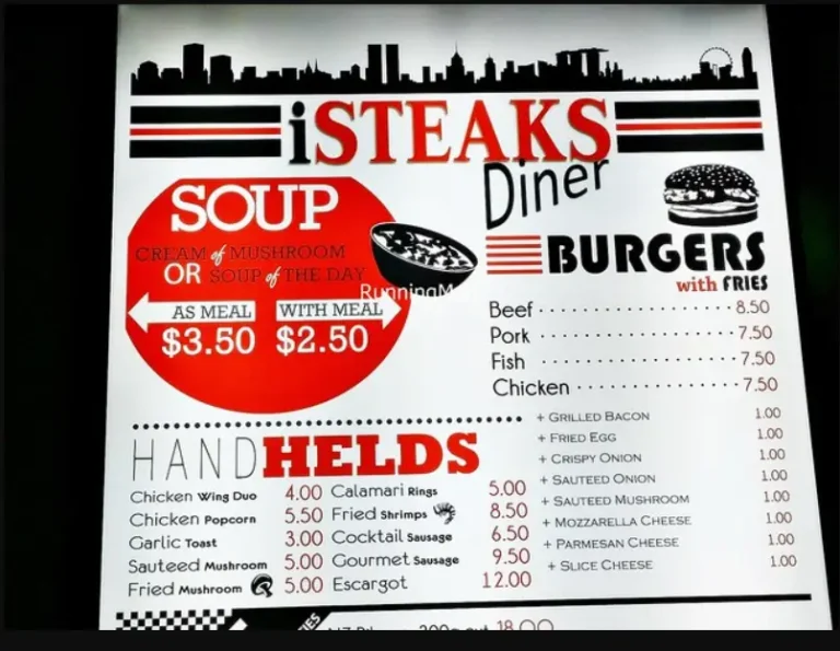 ISTEAKS MENU