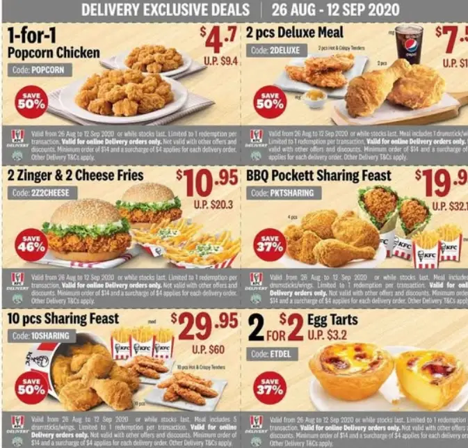 KFC MENU