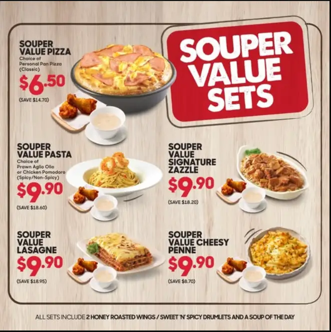 PIZZA HUT MENU