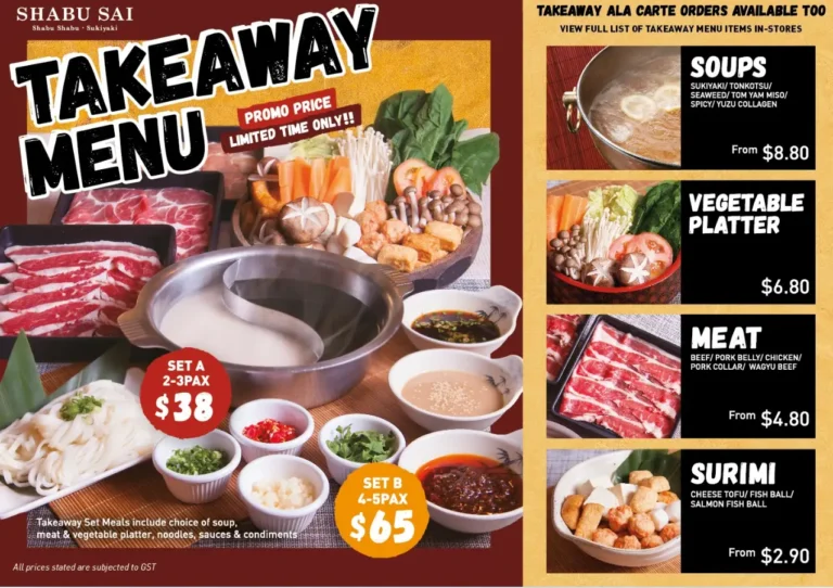 SHABU SAI MENU