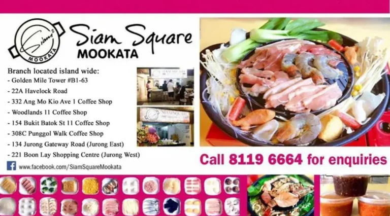 SIAM SQUARE MOOKATA MENU