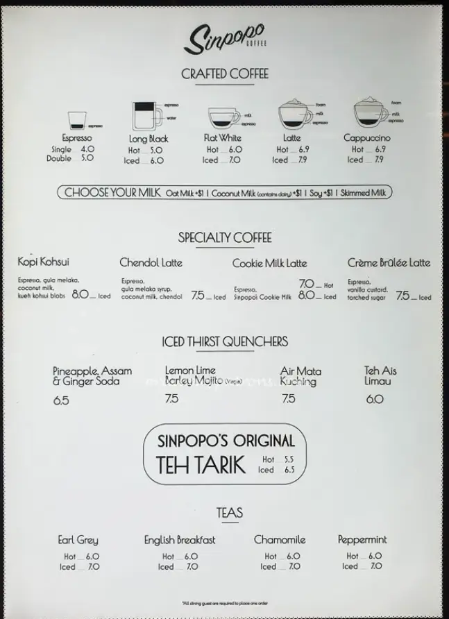 SINPOPO MENU