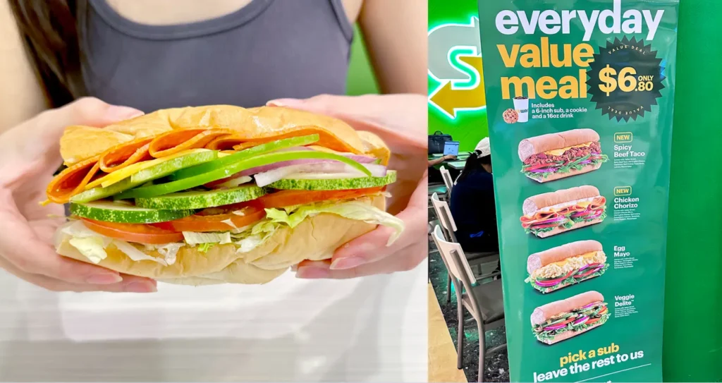 SUBWAY MENU SINGAPORE