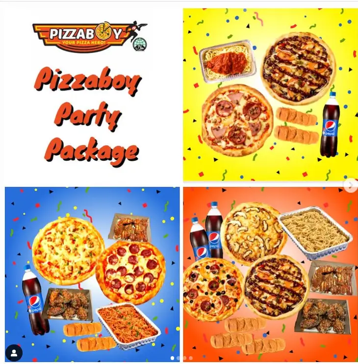 PIZZABOY MENU